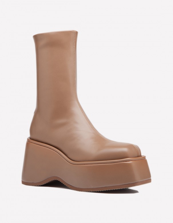 Jeffrey Campbell Plataformas Matrix Dark Natural - Plataformas